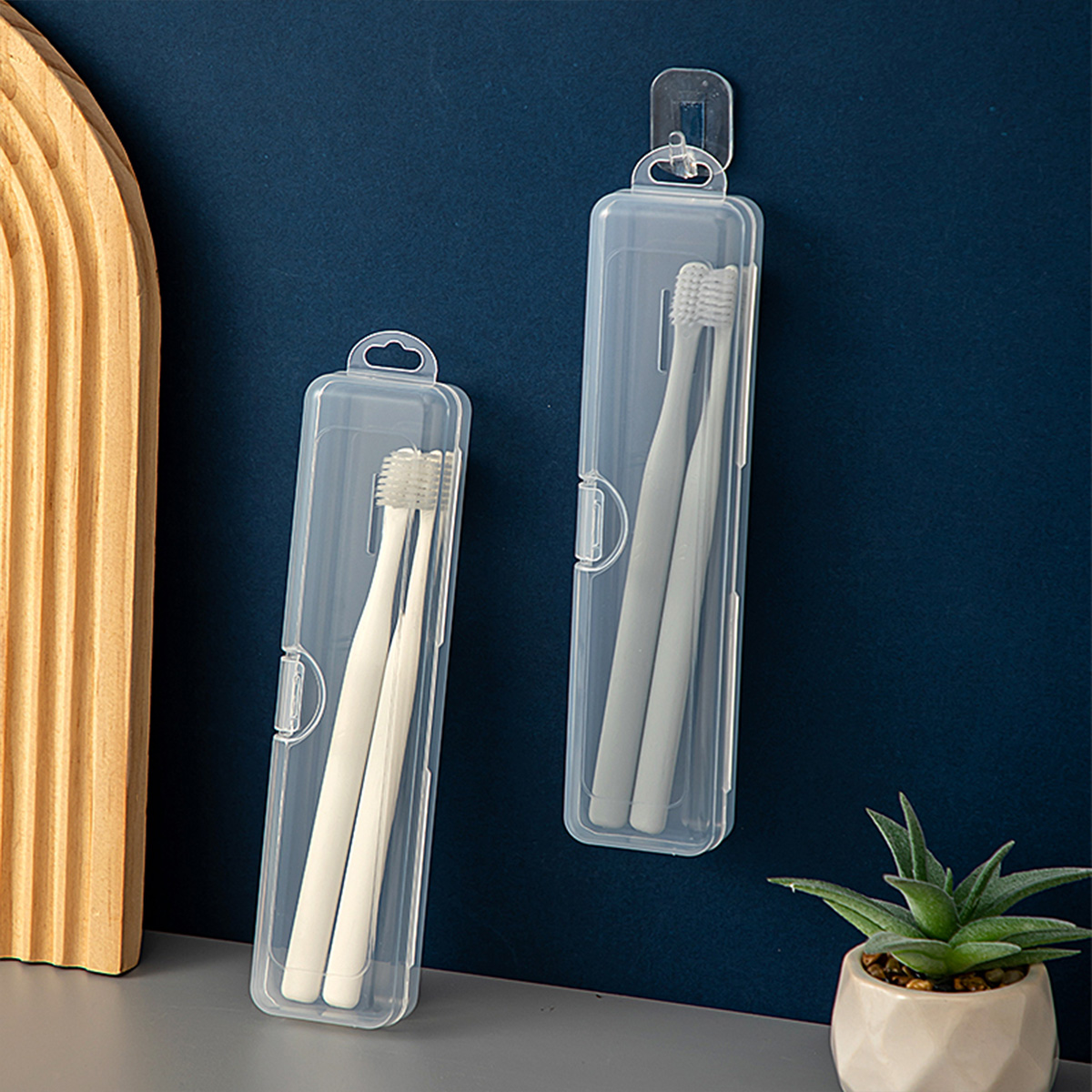 WORTHBUY Toothbrush Box Transp - Food Storage Organization 리뷰 및 가격