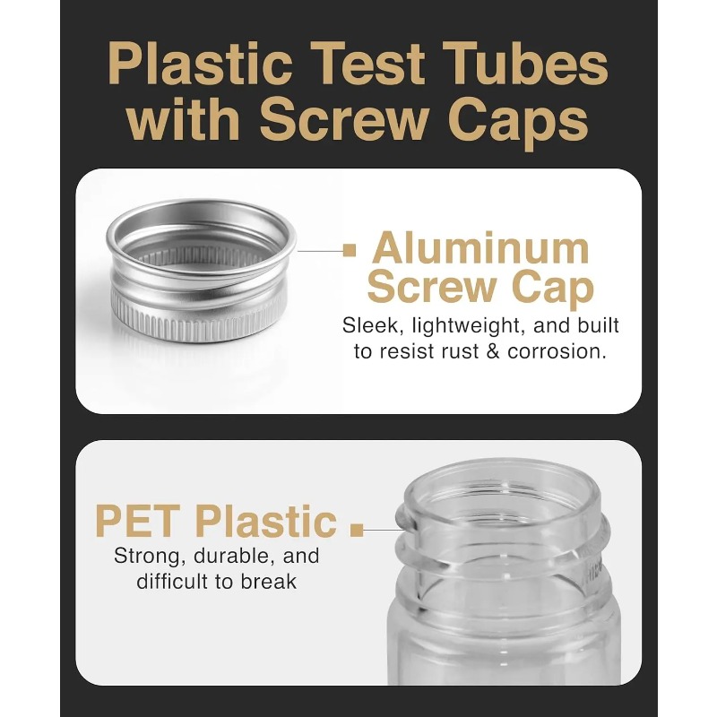 10pcs Plastic Test Tubes with  - Food Storage Youtube 리뷰 및 가격