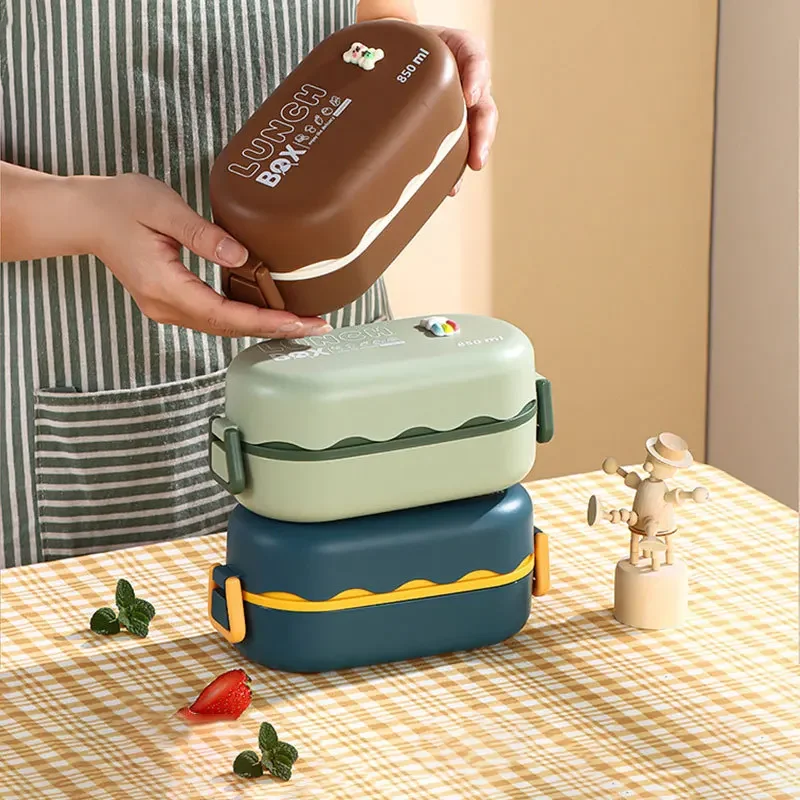 850ML Lunch Box Double-layer P - Food Storage Vault 리뷰 및 가격