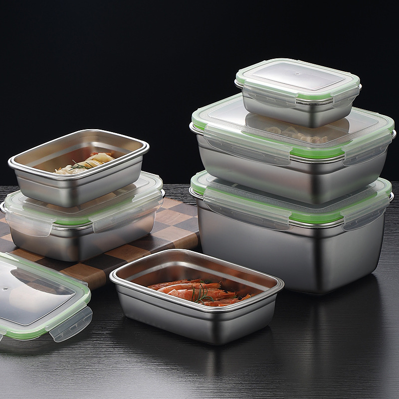 304 Stainless Steel Lunch Box  - Food Storage With Colander 리뷰 및 가격