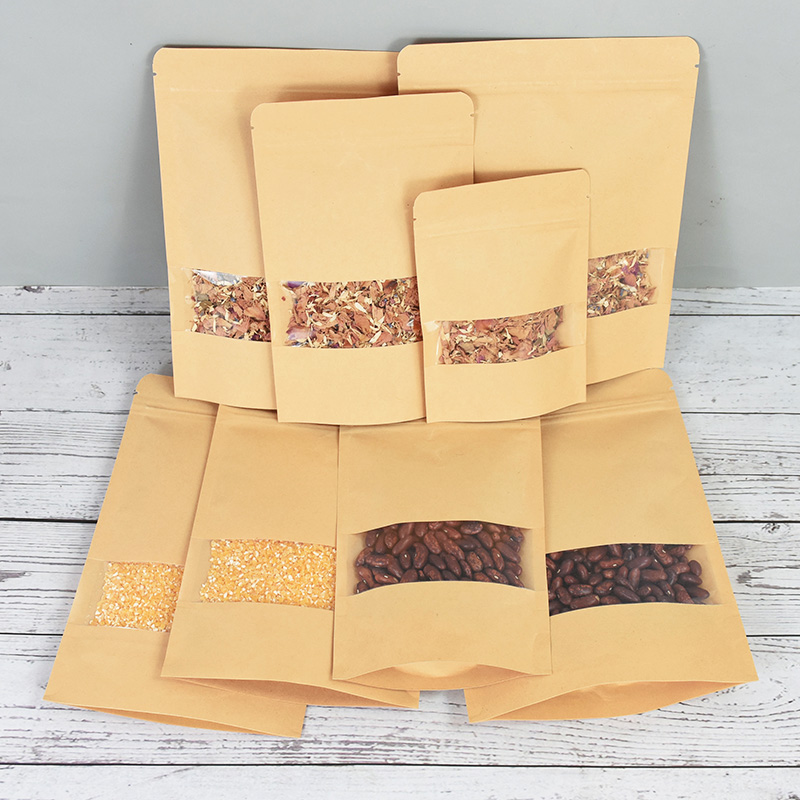 20/50pcs Kraft Paper Zip Lock  - Lock And Lock Food Storage 리뷰 및 가격