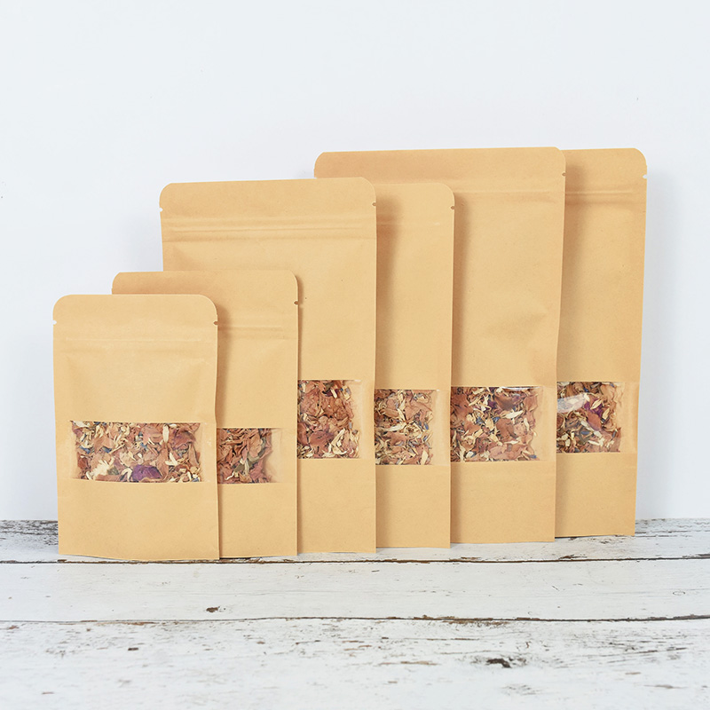 20/50pcs Kraft Paper Zip Lock  - Lock And Lock Food Storage 리뷰 및 가격
