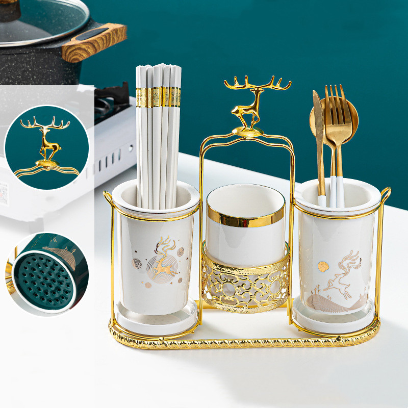 Gold Edged Ceramic Chopsticks  - Food Storage Youtube 리뷰 및 가격