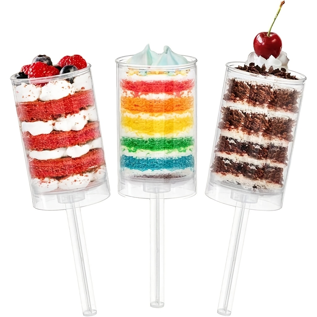 Cake Push Pop Containers with  - Portion Control Container 리뷰 및 가격