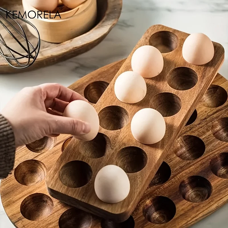 KEMORELA 1PCS Modern Wooden Eg - Food Storage Vault 리뷰 및 가격