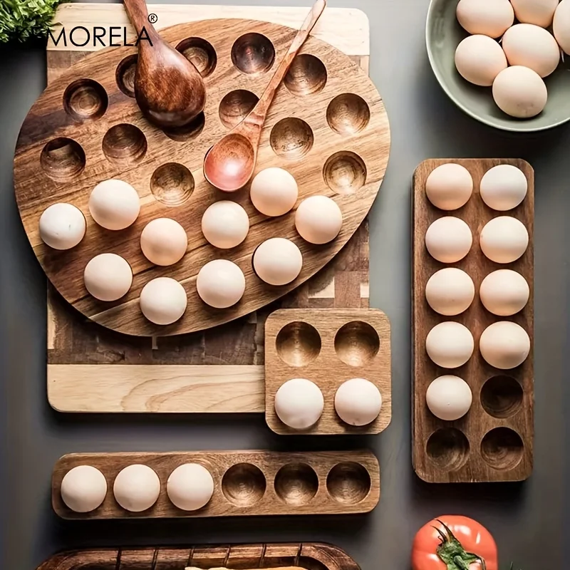 KEMORELA 1PCS Modern Wooden Eg - Food Storage Vault 리뷰 및 가격