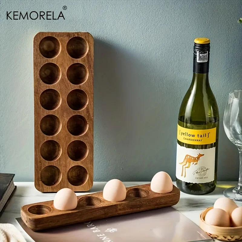 KEMORELA 1PCS Modern Wooden Eg - Food Storage Vault 리뷰 및 가격