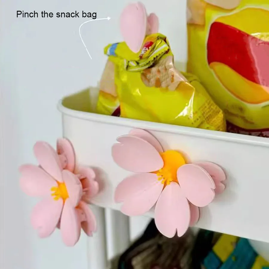 Sakura Magnetic Clip Creative  - Food Storage Plants 리뷰 및 가격