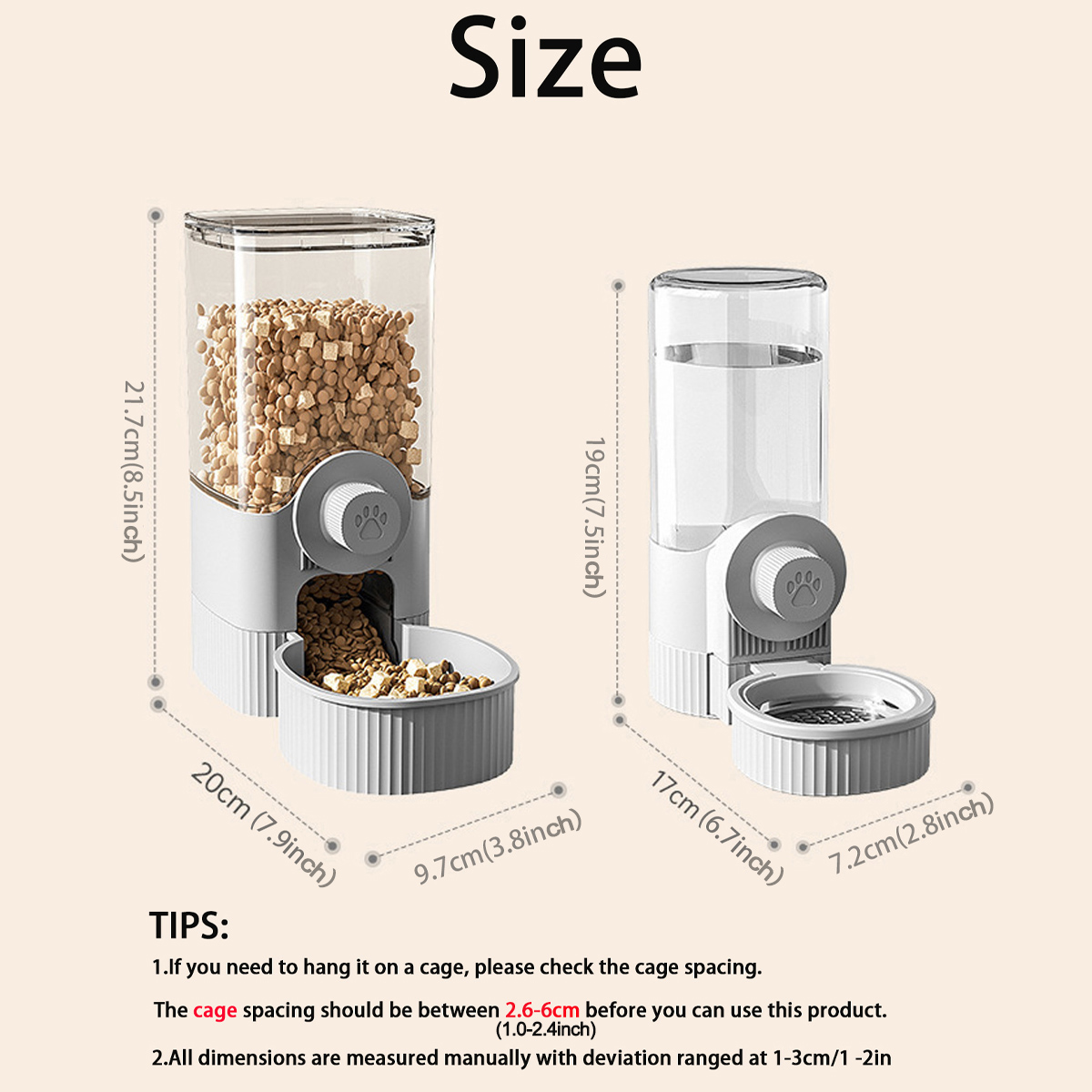 New Hanging Automatic Pet Food - Portion Control Container 리뷰 및 가격