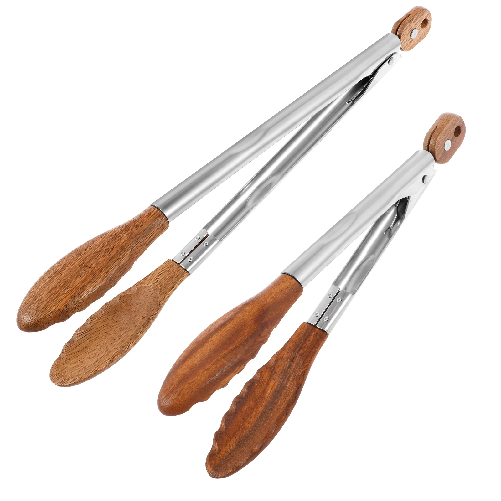 2Pcs Wood Food Tongs Rustproof - Storage Tips For Food 리뷰 및 가격