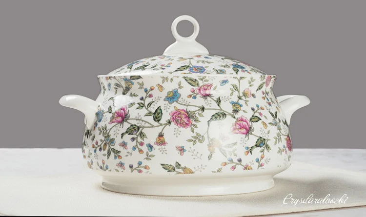 9 Inch, Bone China Tureen for  - Food Storage Plants 리뷰 및 가격