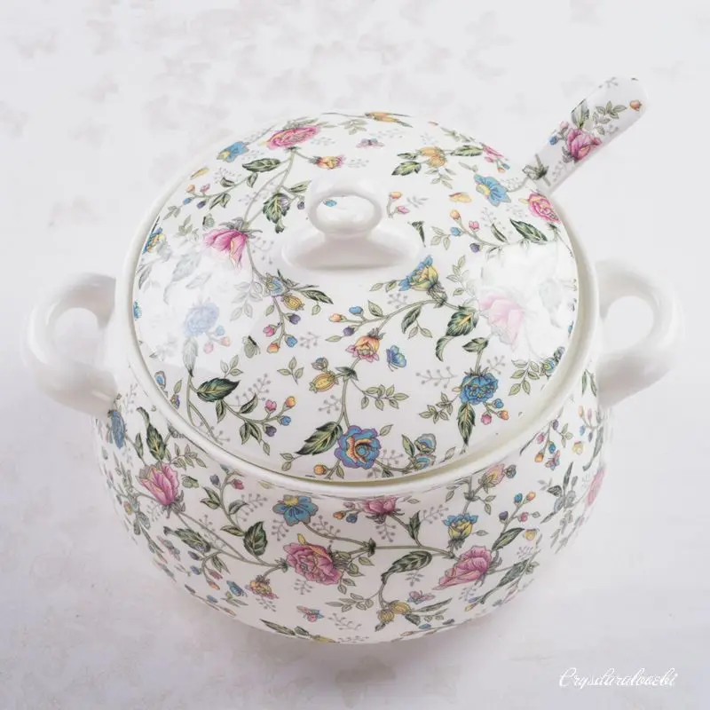9 Inch, Bone China Tureen for  - Food Storage Plants 리뷰 및 가격