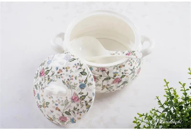 9 Inch, Bone China Tureen for  - Food Storage Plants 리뷰 및 가격