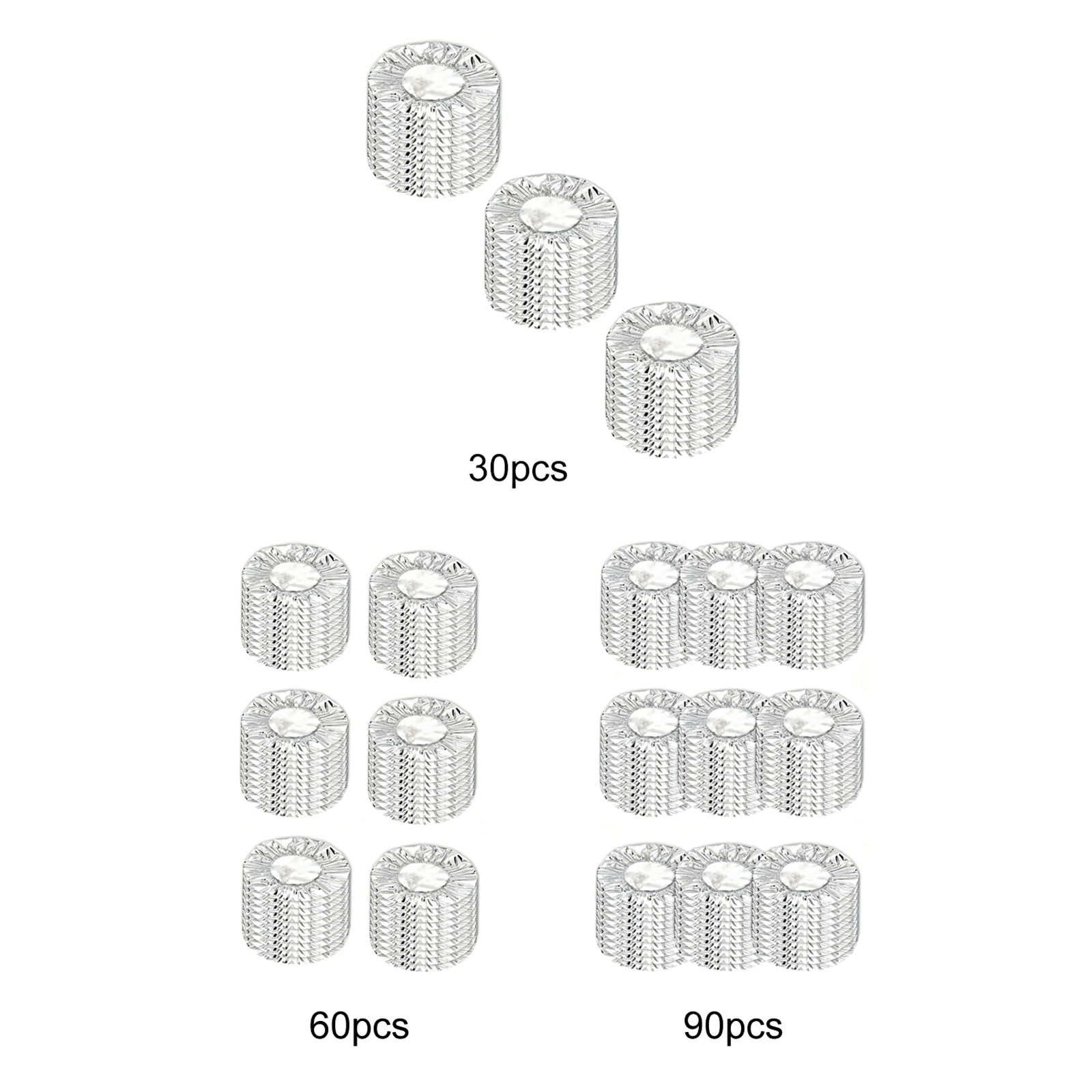 30/60/90PCS Aluminum Foil Insu - Food Storage To Keep Warm 리뷰 및 가격