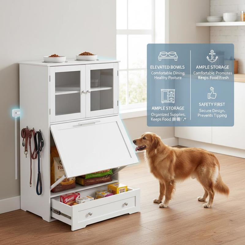 PawHut Dog Feeding Station wit - Storage Tips For Food 리뷰 및 가격