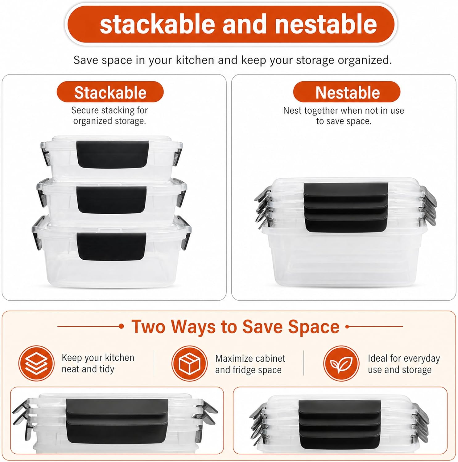 5 Cup Plastic Food Storage Con - Food Storage Freezer Containers 리뷰 및 가격