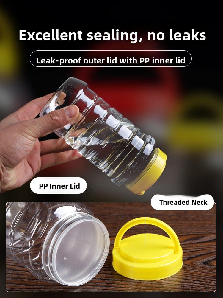 Thiened Plastic Honey Bottle w - Food Storage Brands 리뷰 및 가격