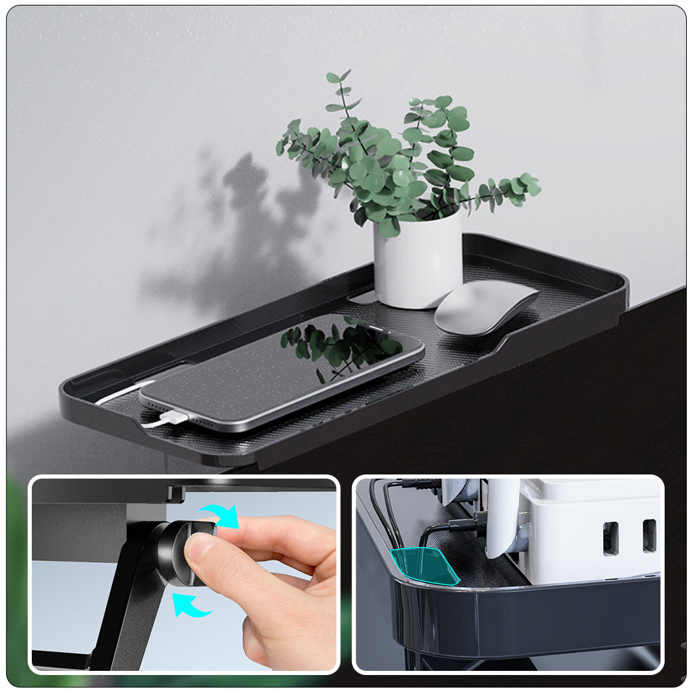 Router Storage Rack Black ABS  - Food Storage Plastic Boxes 리뷰 및 가격