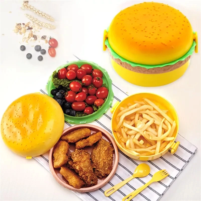 Hamburger Lunch Box Double Tie - Food Storage Vault 리뷰 및 가격