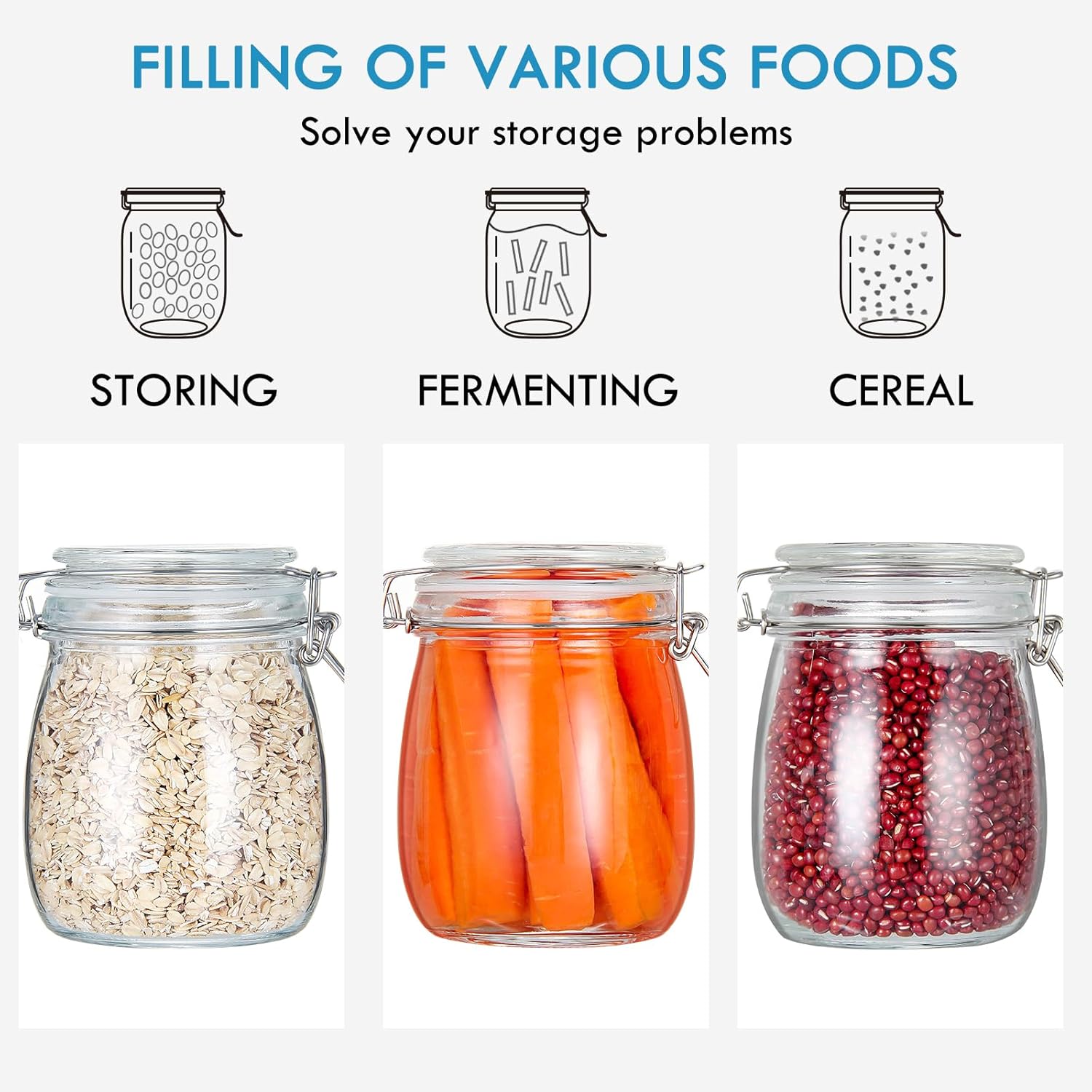 24oz Food Storage Canister Gla - Food Storage Containers 리뷰 및 가격