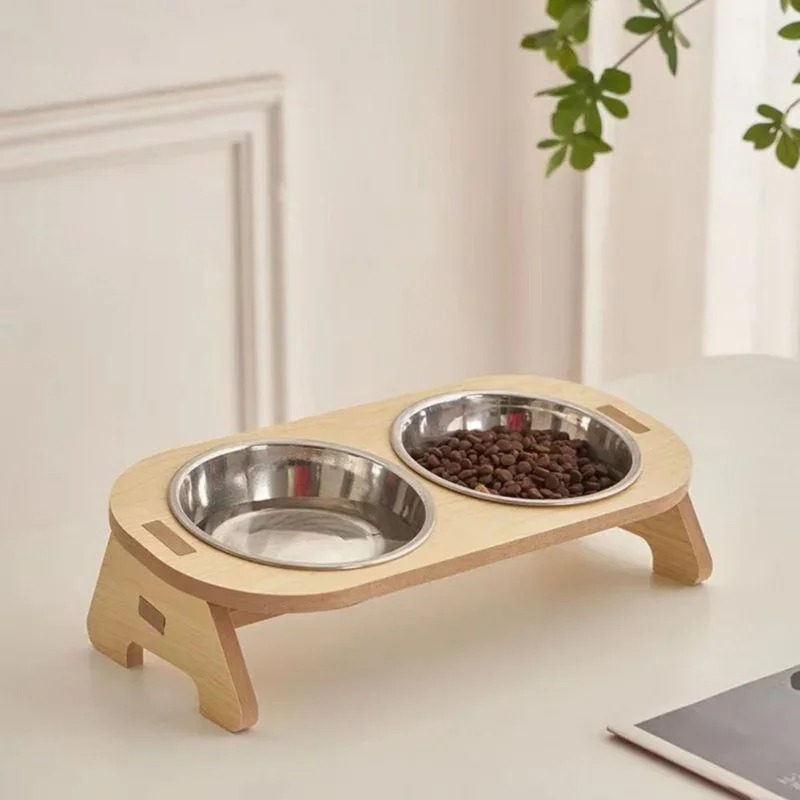 Wood Dog Food Bowl with Bracke - Storage Tips For Food 리뷰 및 가격