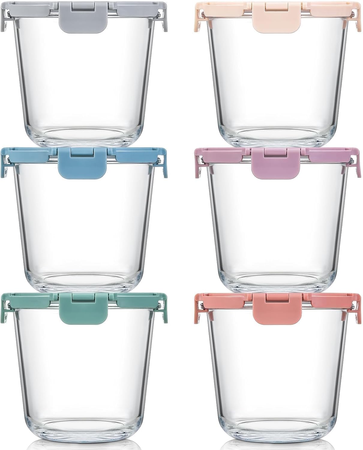 [UPGRADED LID] 6 Sets 3 Cup/24 - Food Storage Containers 리뷰 및 가격