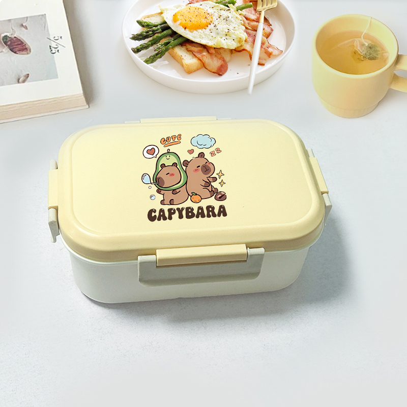 Capybara Bento Lunch Box Carto - Food Storage Containers 리뷰 및 가격