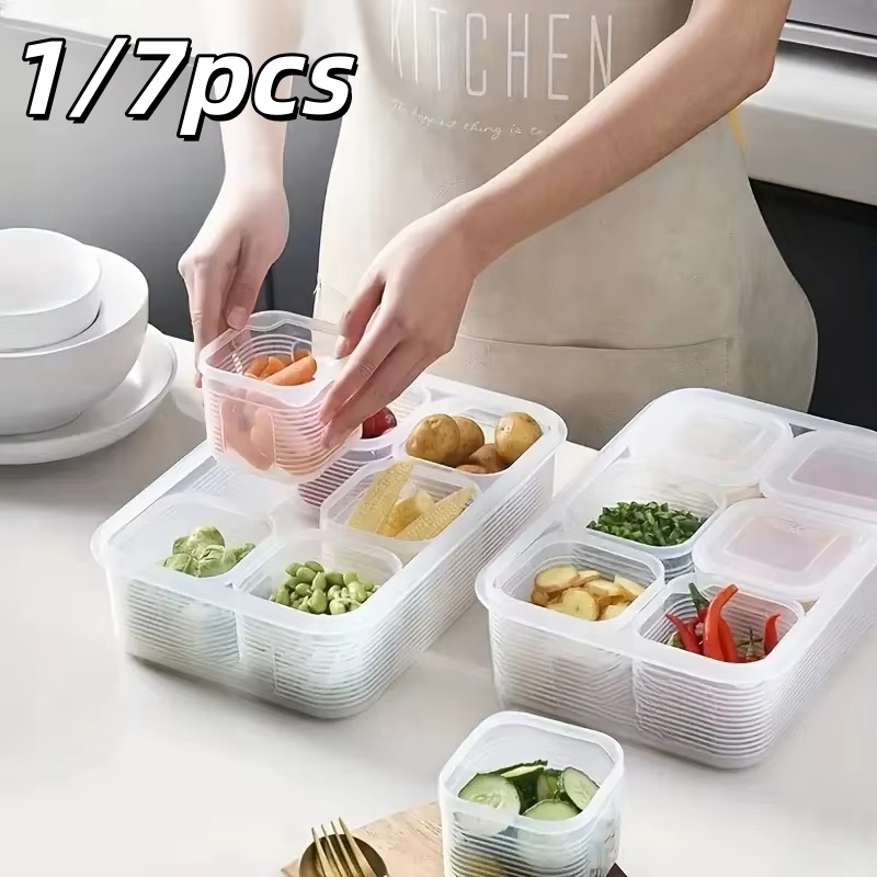 1/7pcs Food Storage Container  - Food Storage Containers Plastic Box 리뷰 및 가격