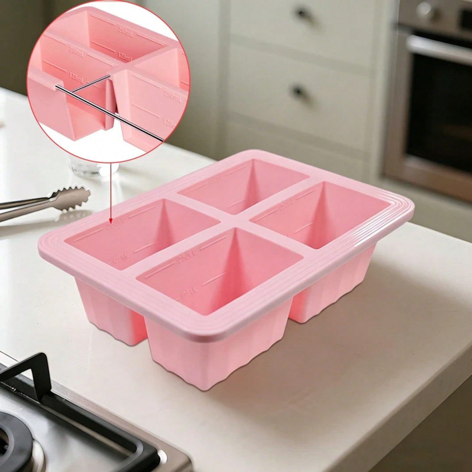 Reusable Silicone Soup Freezer - Food Storage For Refrigerator 리뷰 및 가격