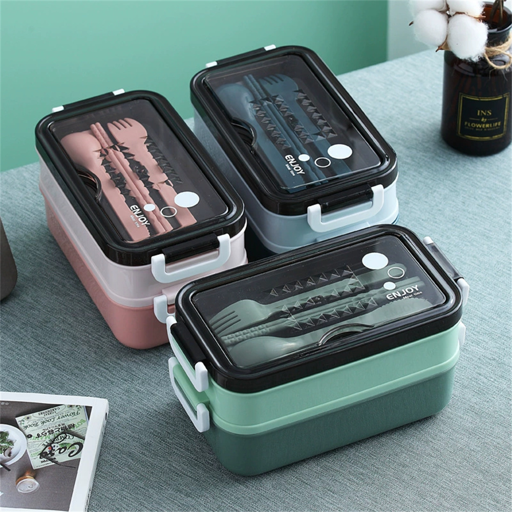 Double-layer Lunch Box 1pc Por - Food Storage Vault 리뷰 및 가격