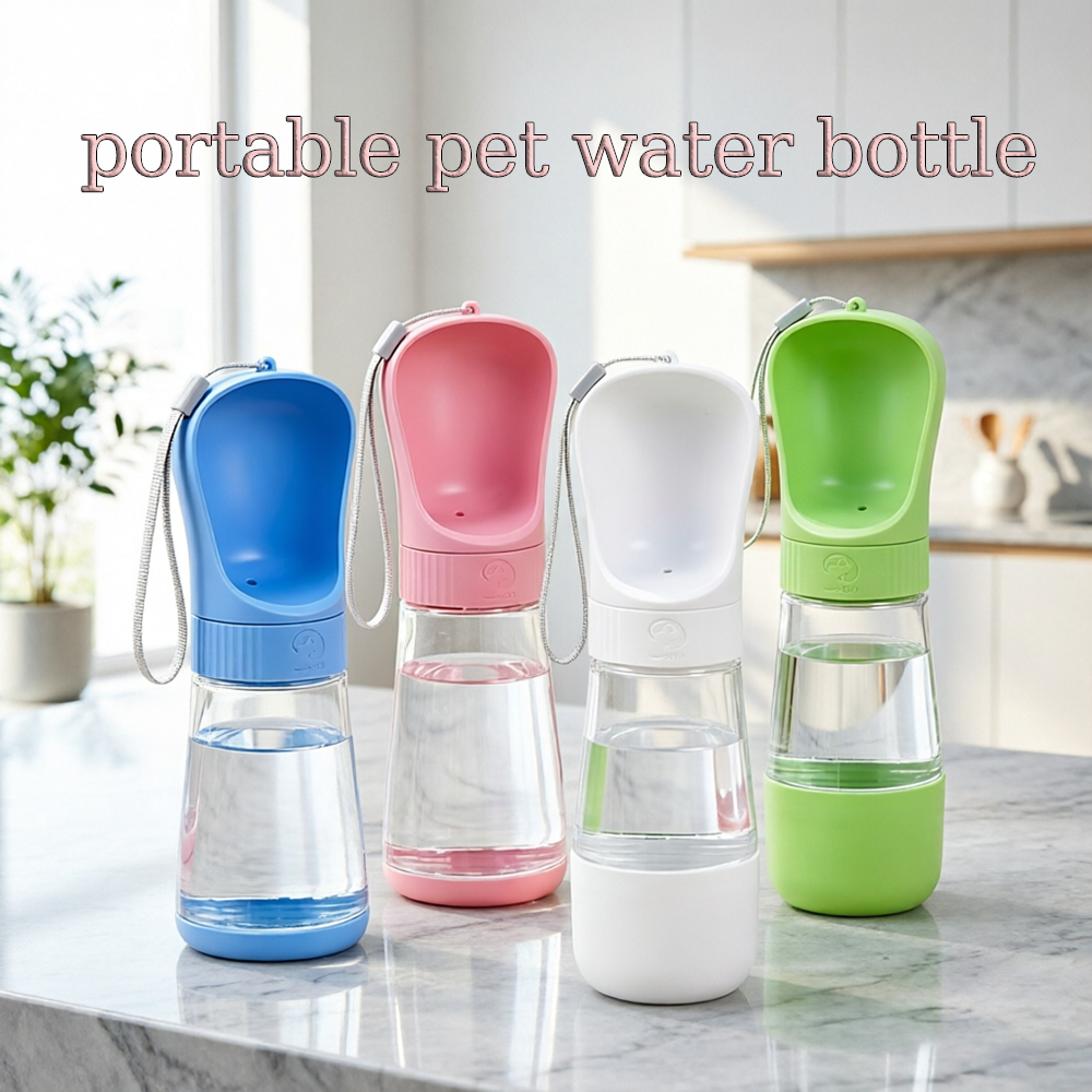 2 in 1 Dog Water Bottle Portab - Portion Control Container 리뷰 및 가격