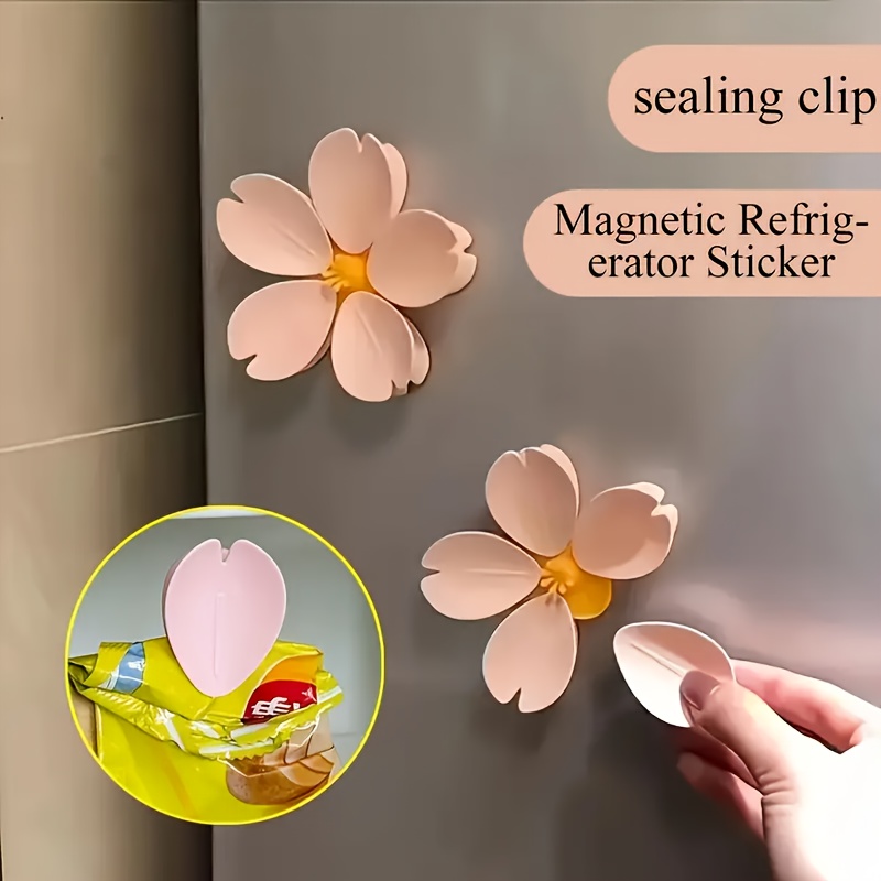 Sakura Magnetic Clip Creative  - Food Storage Plants 리뷰 및 가격