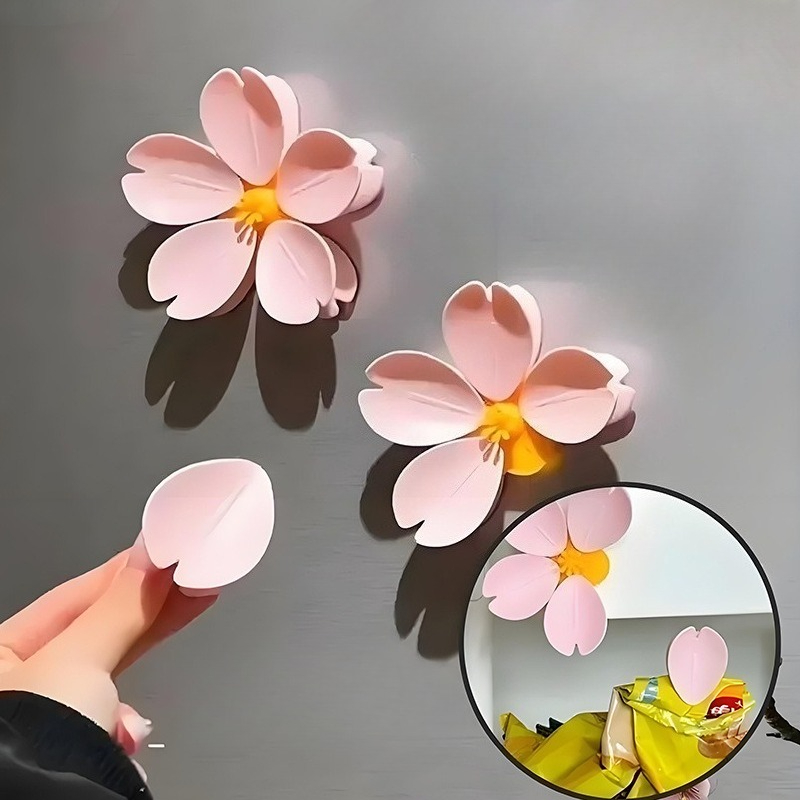 Sakura Magnetic Clip Creative  - Food Storage Plants 리뷰 및 가격